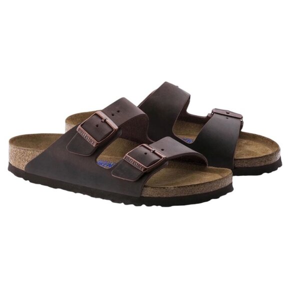 Birkenstock Arizona Soft Footbed Oiled Leather Sandals Size 10 EU 41 Women New - Picture 9 of 11
